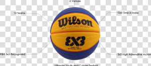 Basketball Wilson 3x3 Fiba  HD Png Download