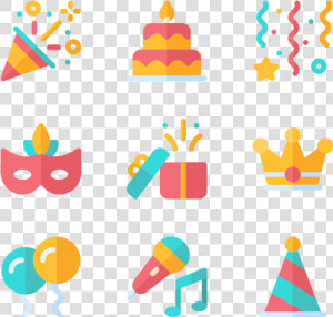 Clip Art Happy Birthday Icons Free   Birthday Icons Png  Transparent Png