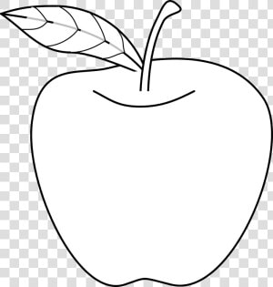 Apple Drawing Svg Clip Arts   Apple Outline  HD Png Download