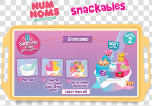 Num Noms Snackables Snow Cones Collect Them All  HD Png Download