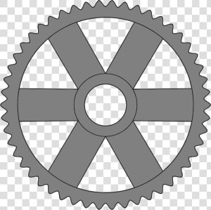 50 tooth Gear With Rectangular Spokes   40 Tooth Gear  HD Png Download