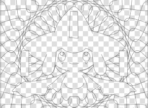 Adult Pokemon Coloring Page Jirachi   Line Art  HD Png Download