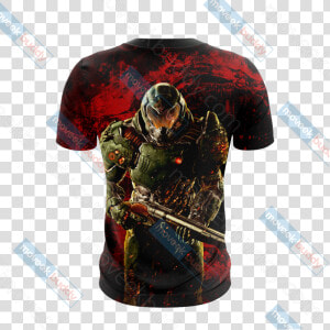 Doomguy Unisex 3d T shirt   Doom 2016  HD Png Download