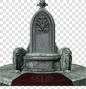 Throne  Stone  Fantasy  Chair  Royal  Royalty  Castle   Stone Throne  HD Png Download