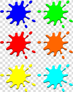 Blots  Blobs  Colors  Drops  Ink  Splash  Blue  Green   Color Splash Clipart  HD Png Download