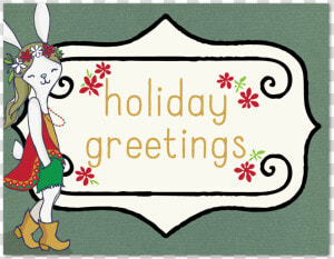 Bohemian Holiday Greeting Card data caption  HD Png Download