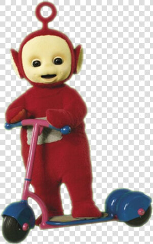 Teletubbies po S Scooter2   Teletubbies Po Scooter Toys  HD Png Download