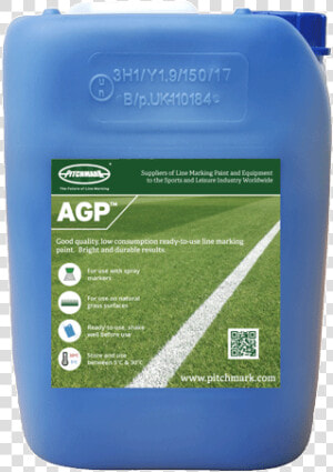 Image Of A 10 Litre Plastic Drum Of Agp Blue Pitch  HD Png Download