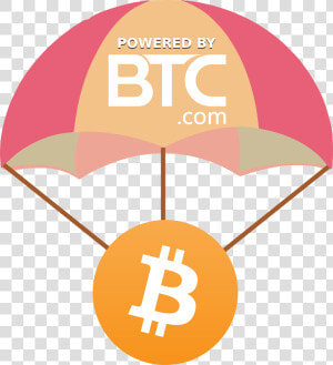 Airdrop Bitcoin  HD Png Download