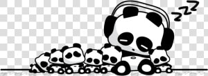 Transparent Snoopy Sleeping Png   Sleeping Panda Game  Png Download