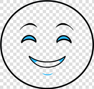 How To Draw Happy Face Emoji   Emoticons Transparent Background Free Png  Png Download