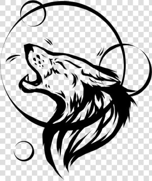 Howling Tattoo Weasyl   Tattoo Designs No Background  HD Png Download