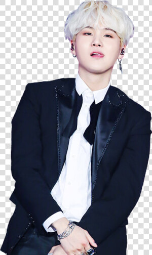 Yoongi Transparent Suit   Sbs Suga  HD Png Download