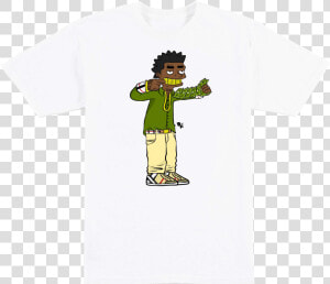 Kodak Black Dollaz  amp  Grillz Tee   Cartoon  HD Png Download