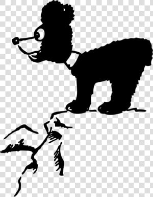 Bear Cub Oon Cliff Black White Line Art 555px   Cliff Clipart  HD Png Download