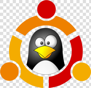 Transparent Linux Penguin Png   Ubuntu Linux Logo Png  Png Download