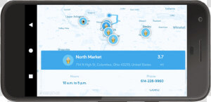 Simulation Of User Interaction With A Store Locator   Store Locator Gif  HD Png Download