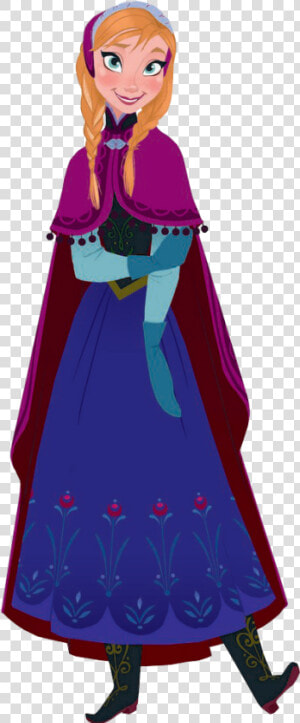 Anna Frozen 2d Png   Anna Frozen Full Body  Transparent Png