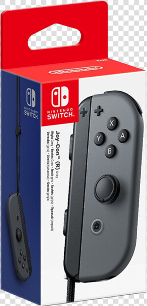 Nintendo Switch Joy Con Controller Right Grey   Nintendo Switch Joy Con Right  HD Png Download