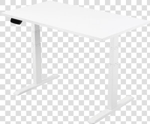 2 leg White Uvi Desk With White Top   Coffee Table  HD Png Download