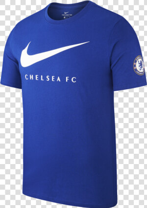 Chelsea Fc Nike Big Swoosh T Shirt Title Chelsea   Active Shirt  HD Png Download