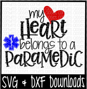 Free Paramedic Svg   My Heart Belongs To A Paramedic   My Hearts Belongs To Paramedic  HD Png Download