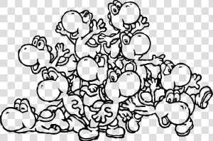 Yoshi Coloring Pages To Print   Mario Kart Yoshi Coloring Pages  HD Png Download