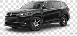 Highlander   Toyota Highlander 2019 Black  HD Png Download