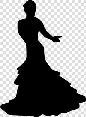 Flamenco Female Dancer Pose Comments   Ariel The Little Mermaid Silhouette  HD Png Download