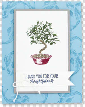 Bonsai Stampin Up Card  HD Png Download