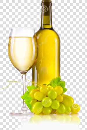 White Wine Bottle Png   White Wine Glass Png  Transparent Png