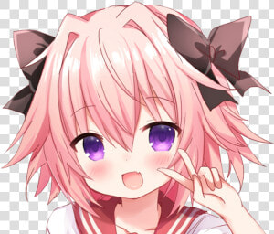 Fate Apocrypha Astolfo Hair   Png Download   Astolfo Anime  Transparent Png