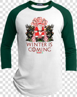 Winter Is Coming Unisex Premium Raglan   Human Santapede  HD Png Download