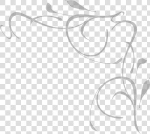 Grey Floral Border Png High quality Image   Simple Front Page Design For Assignment  Transparent Png