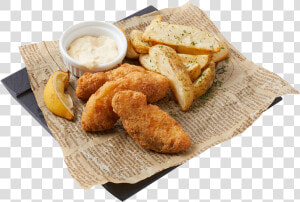 Fish  amp  Chips   ドミノピザ フィッシュ  amp  チップス  HD Png Download