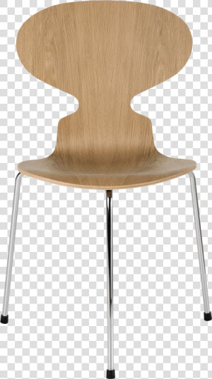 Ant Chair Arne Jacobsen Oak Veneer   Chair 3 Leg  HD Png Download