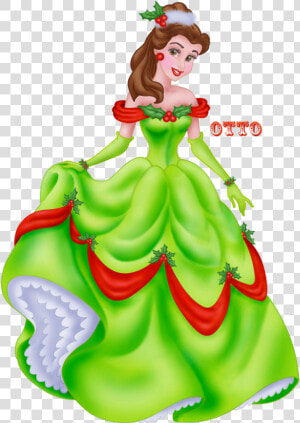 Clipart Png Princesas Disney   Disney Princess Belle Christmas Dress  Transparent Png