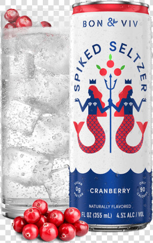 Bon And Viv Spiked Seltzer Cranberry   Bon And Viv Spiked Seltzer  HD Png Download