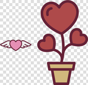 Heart Flower Icon   Flor De Coração Png  Transparent Png