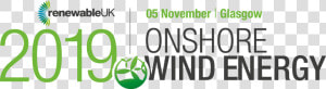 Renewableuk Onshorewindenergy Logo Cmyk V2   Banks Renewables  HD Png Download