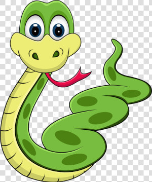 Cartoon Clip Art Anaconda   Snake Clipart  HD Png Download