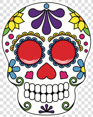 Sugar Skulls Pop Studios Props Clip Art Free Library   Dia De Los Muertos Skull Clipart  HD Png Download