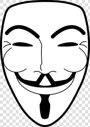 Transparent V For Vendetta Mask Png  Png Download