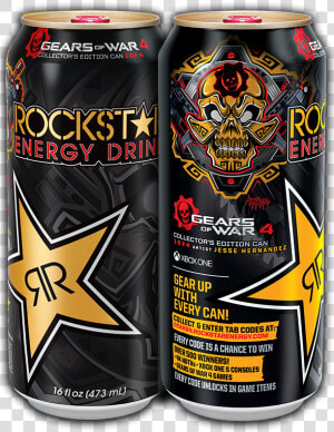 Rockstar Energy Drink Gears Of War   Png Download   Gears 5 Rockstar Cans  Transparent Png