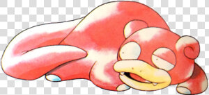 Pokemon Red And Blue Slowpoke  HD Png Download