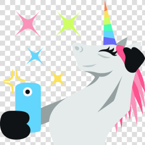 Emoji Inspired Stickers By Emojione™ Messages Sticker 6   Unicorn Emoji One  HD Png Download