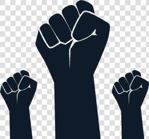 Transparent Fists Png   Silhouette  Png Download