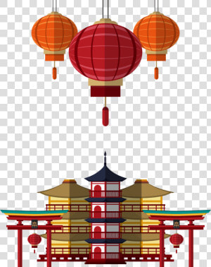 Drawing Japan Lantern   Japanese Lantern Transparent Background  HD Png Download