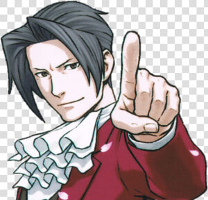 A Super Handsome Transparant Miles Edgeworth This Is  HD Png Download