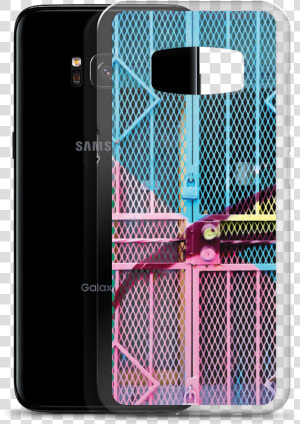 Locked Mockup Case With Phone Case With Phone Samsung   Iphone  HD Png Download